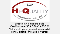 Certificazione Soa Biraschi Srl